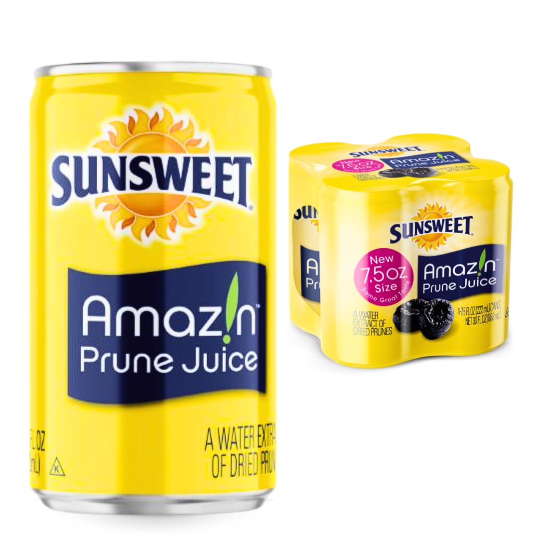 Sunsweet 4Pk-7.5Oz Prune Juice Cans