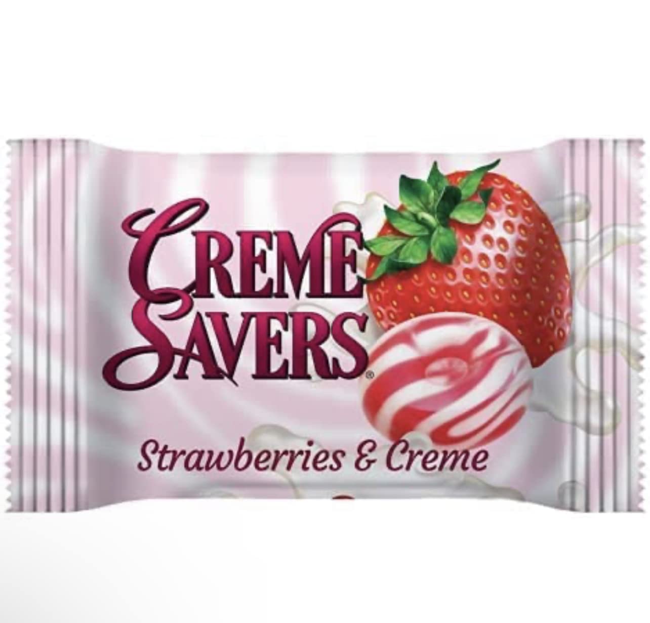 Creme Savers Strawberries And Oranges Creme Savers Hard Candy  12 Oz Total - 4 Bags