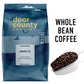 Door County Coffee Amaretto Flavored Whole Bean Coffee - Medium Roast - 5lb Bag - 100% Specialty Arabica