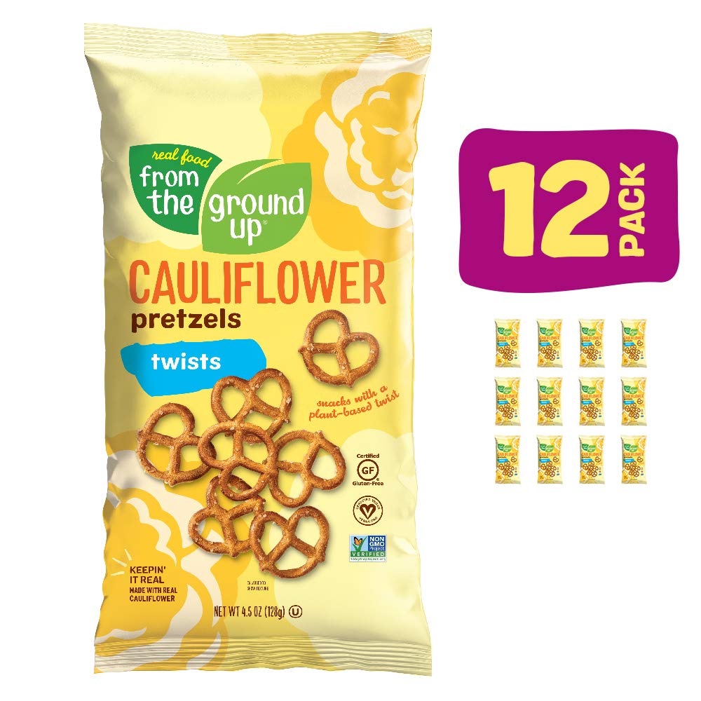 REAL FOOD FROM THE GROUND UP From the Ground Up Cauliflower Pretzel Twists - 12 Pack