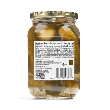 365 by Whole Foods Market, Organic Baby Dill Pickles, 16 Fl Oz