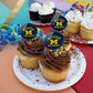 GRAPHICS & MORE University of Michigan Wolverines Logo Cupcake Picks Toppers Decoration Set of 6