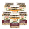 Pride Of India - PACK of 6 - Indian Brown Basmati Rice & Lentil Kitchari Mix - Protein Superfood, 1.5 Pound Jar