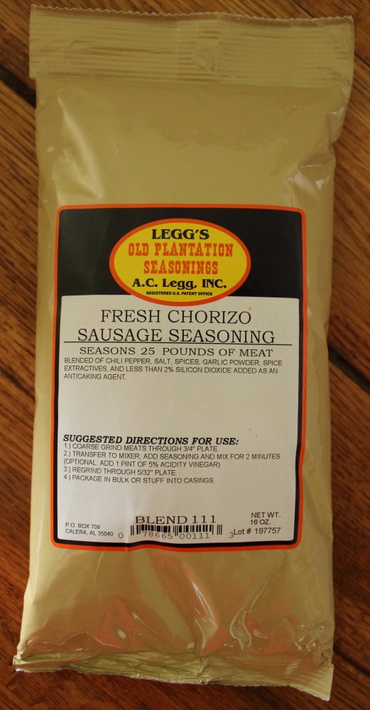 A.C. Legg Chorizo Sausage Seasoning - 16 Ounce