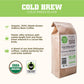 Tiny Footprint Coffee - Organic Cold Brew Cold Press Elixir | Blend of Light & Dark Roasts Whole Bean Coffee | Shade-Grown, Fair