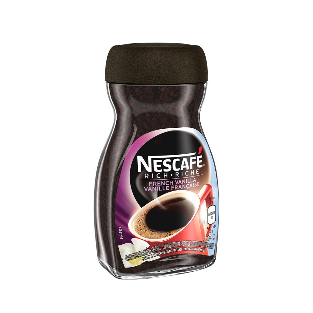 Nescaf   Rich Instant Coffee, 100G (French Vanilla)