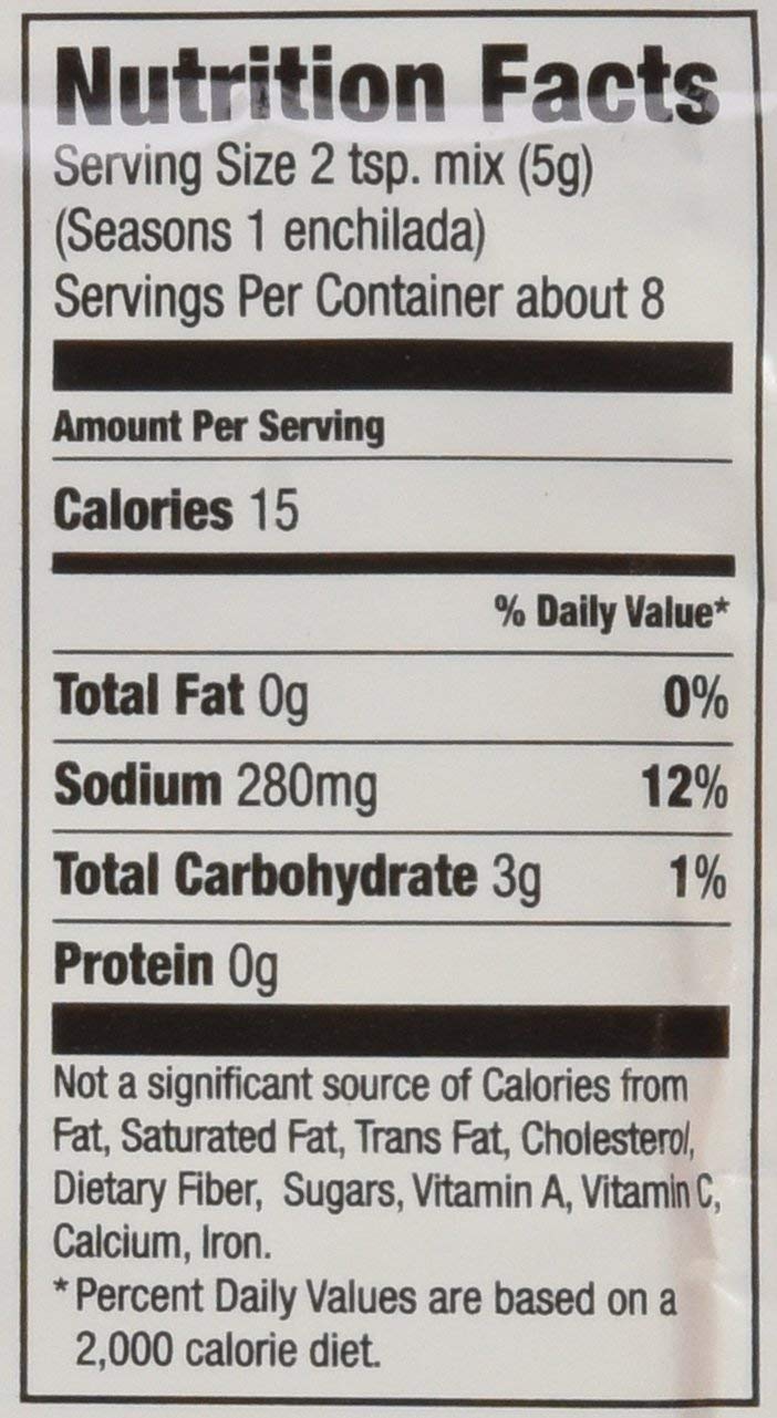 McCormick ENCHILADA Sauce Mix 1.5oz (3 Packets)