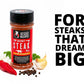 Todd Wilburs Top Secret Recipes Steak Rub - Gluten Free Meat Seasoning - 6 oz Shaker Bottle