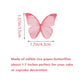 50Pcs Edible Pink Butterfly Cupcake Toppers Edible Wafer Paper Butterfly Decorations For Women Girls' Happy Birthday Cake Topper