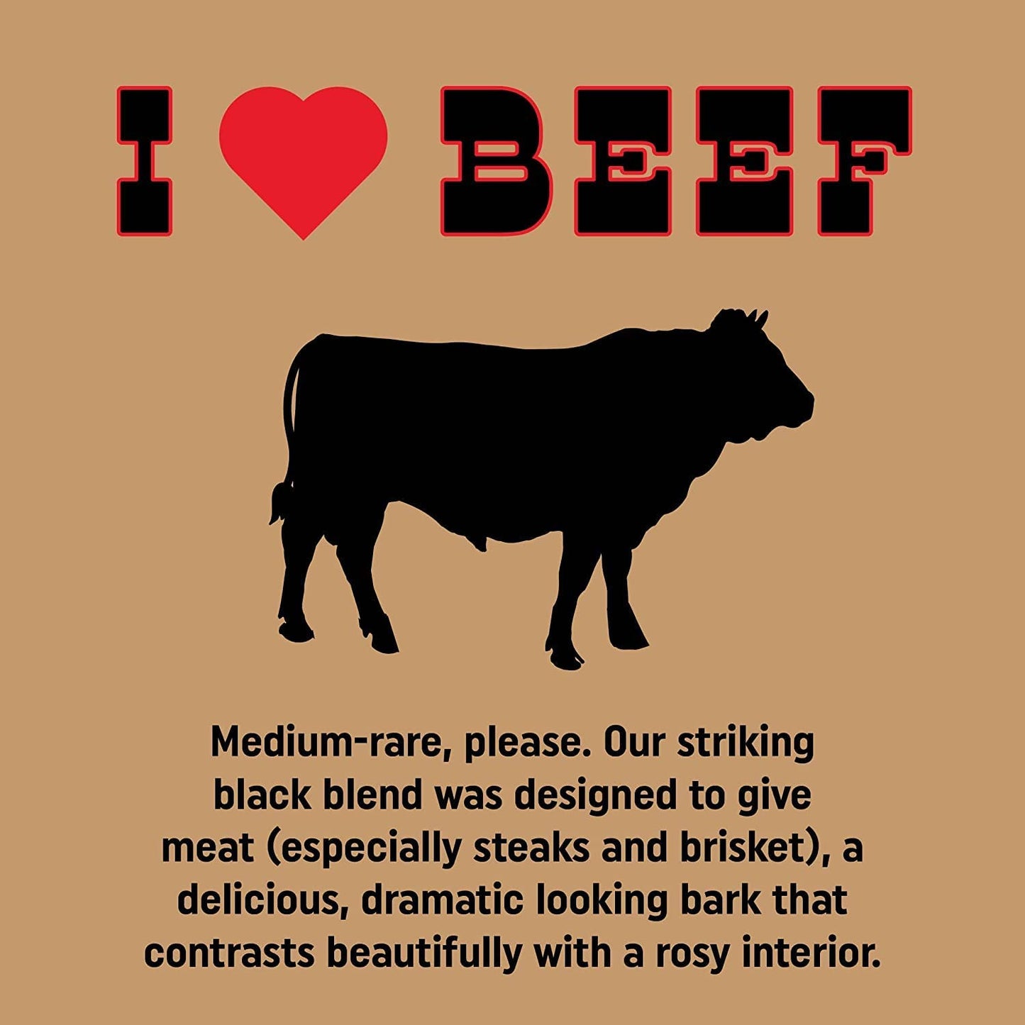 Fire & Smoke Society BBQ Rubs - Black & Tan Steak Seasoning, 13.6 oz (2-Pack) for Grilling and smoky aroma Meat