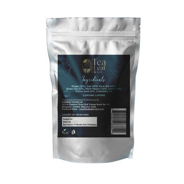 Tea Leaf & Co. Detox Kahwa Green Tea Bags (50 Count), Green Tea With Ginger, Tulsi & Rock Salt, Caffeinated, Natural Green Tea,