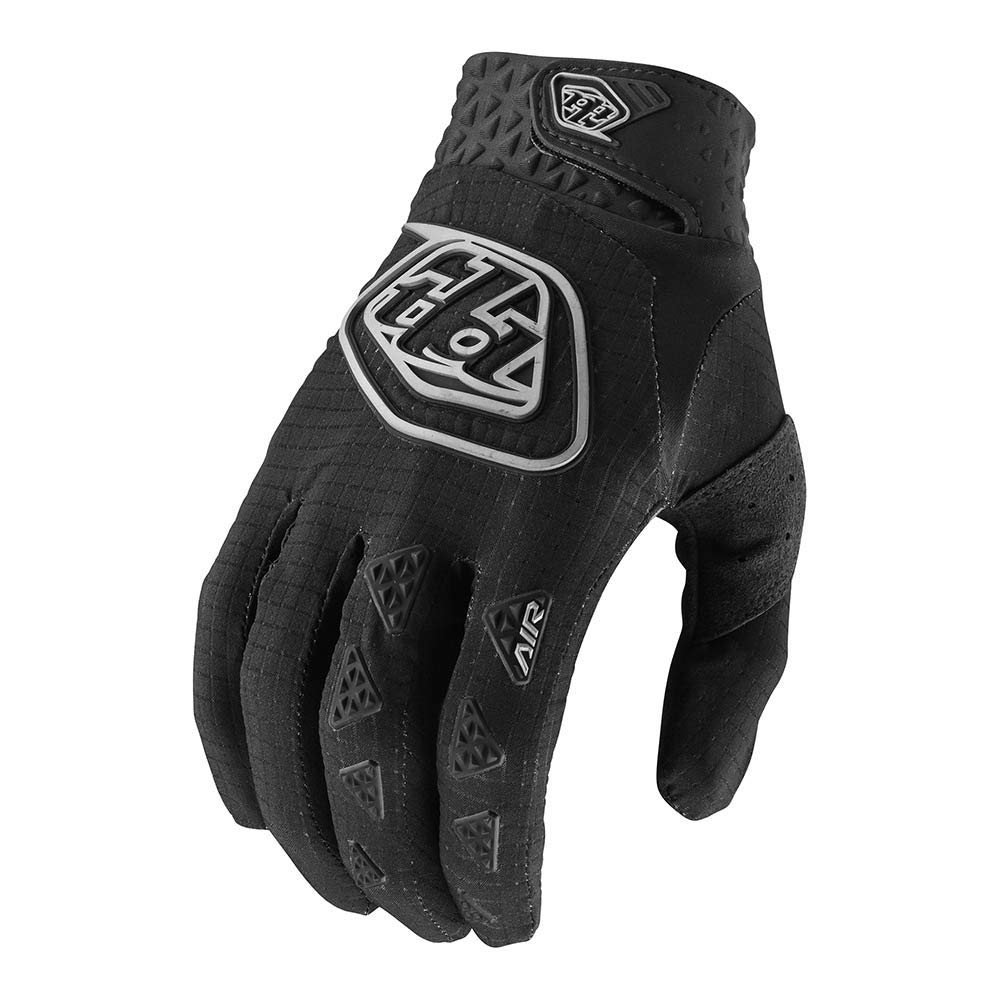Troy Lee Designs Motocross Motorcycle Dirt Bike Racing Mountain Bicycle Riding Gloves, Air Glove (Black, Xx-Large)