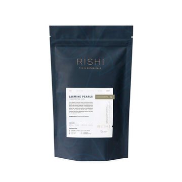 Rishi Tea Jasmine Pearls Green Loose Leaf Herbal Tea | Immune & Heart Support, Kosher, Green Tea, Caffeinated, Floral Aroma & Ta