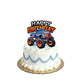 ALY Monster Truck Cupcake Topper Favors, Cardboard, Kids Birthday Party Decorations, Model HYC-CAKE-01