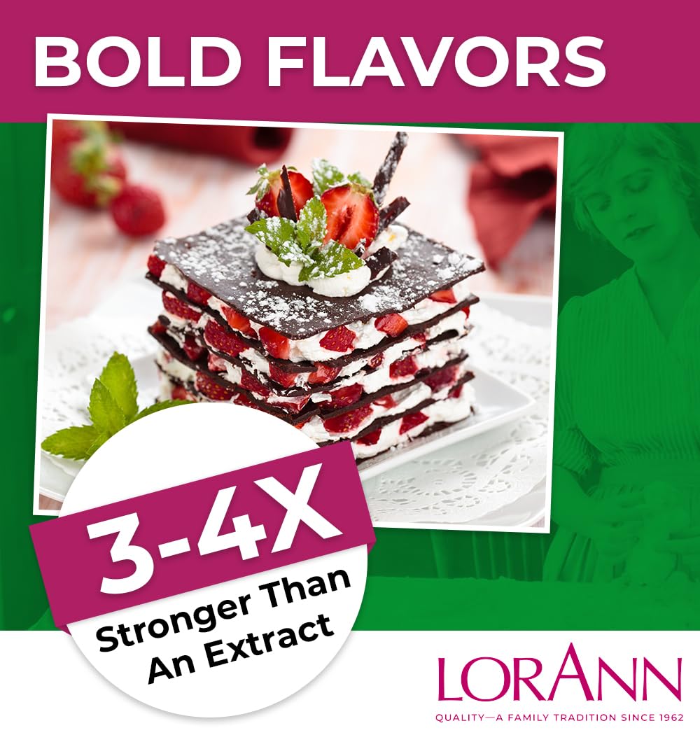 LorAnn Spearmint Oil SS, Natural Flavor, 1 dram bottle (.0125 fl oz - 3.7ml - 1 teaspoon)