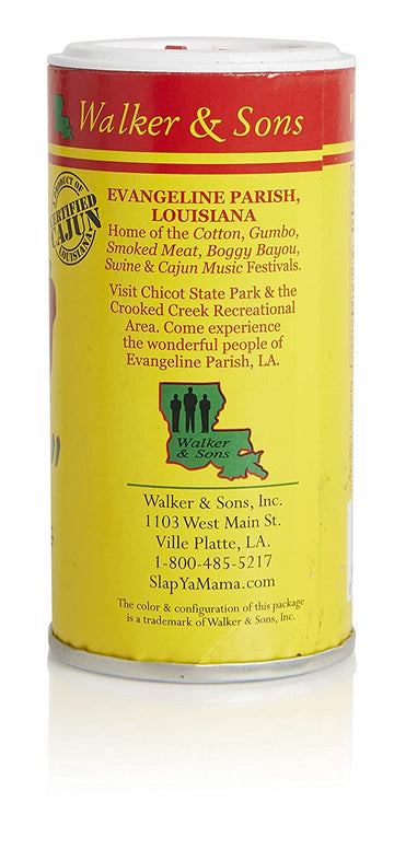 Slap Ya Mama Cajun Seasoning, Original Blend, 4 Ounce, No MSG, Kosher - Bold Flavor for Cooking and Seasoning