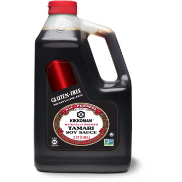 Kikkoman Preservative Free Gluten Free Tamari Soy Sauce, 0.5 Gallon -- 6 per case.