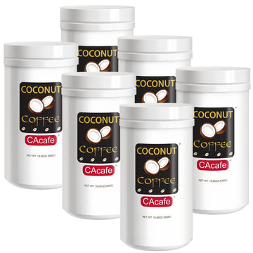 Cacafe Coconut Coffee, Coconut Infused Colombian Coffee, Creamy Drink Mix, Make Iced Or Hot, Packed With Antioxidants, Natural E