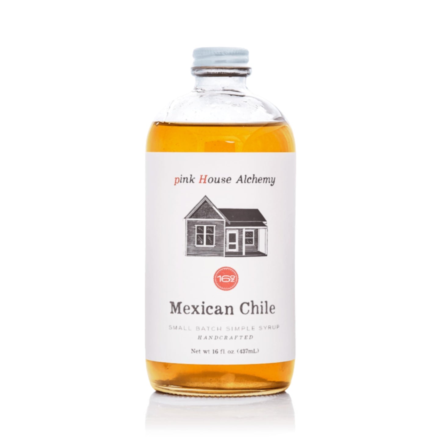 Pink House Alchemy Mexican Chile Simple Syrup - 16Oz Bottle - Handcrafted All-Natural Mixer For Coffee  Mixed Flavors  Soda  Lemonade  Tea & Baking - Gluten-Free  Non-Gmo  Vegan  Small Batch (Mc 1)