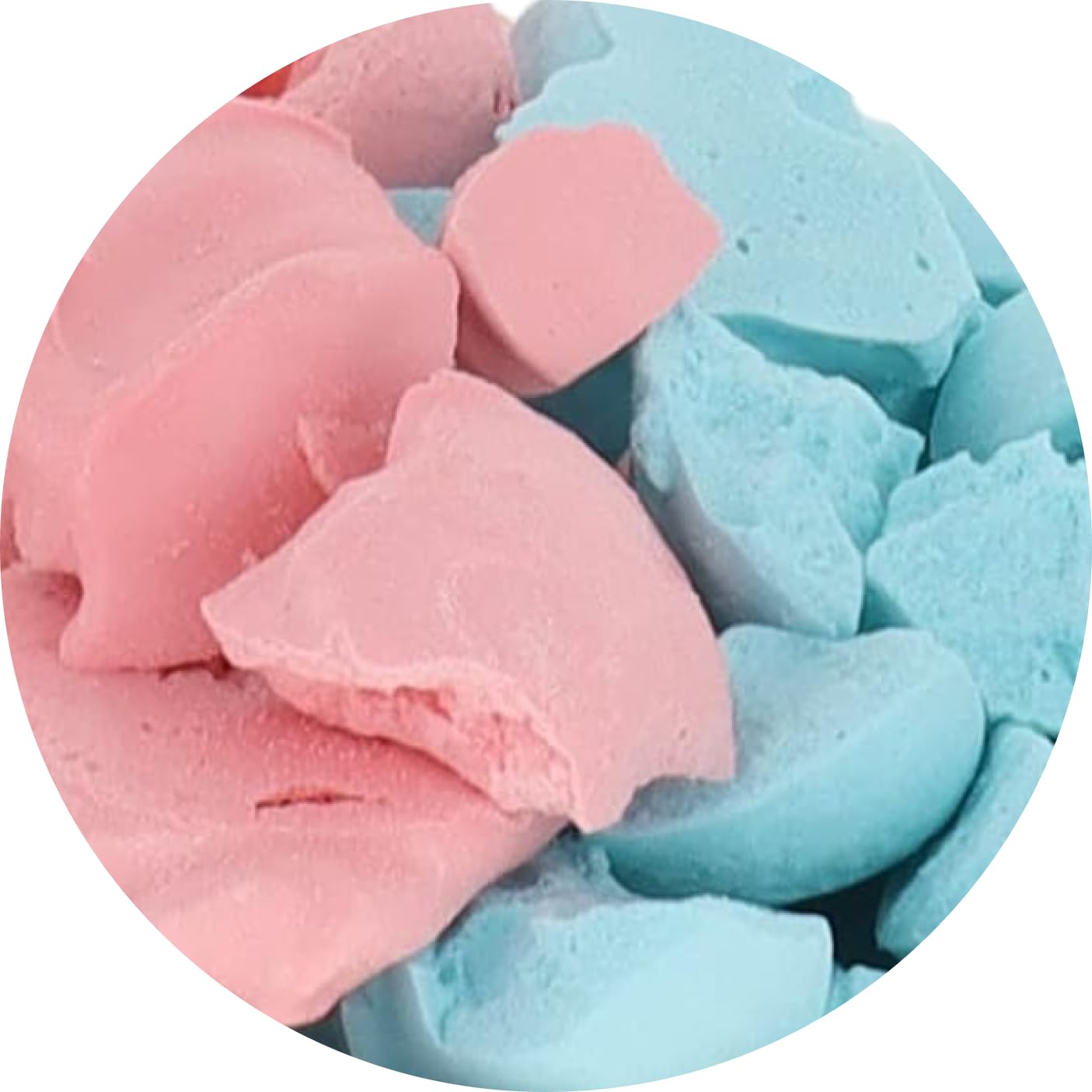 Arctic Farms Freeze Dried Ice Cream That Does Not Melt (Cotton Candy - Pink And Blue)