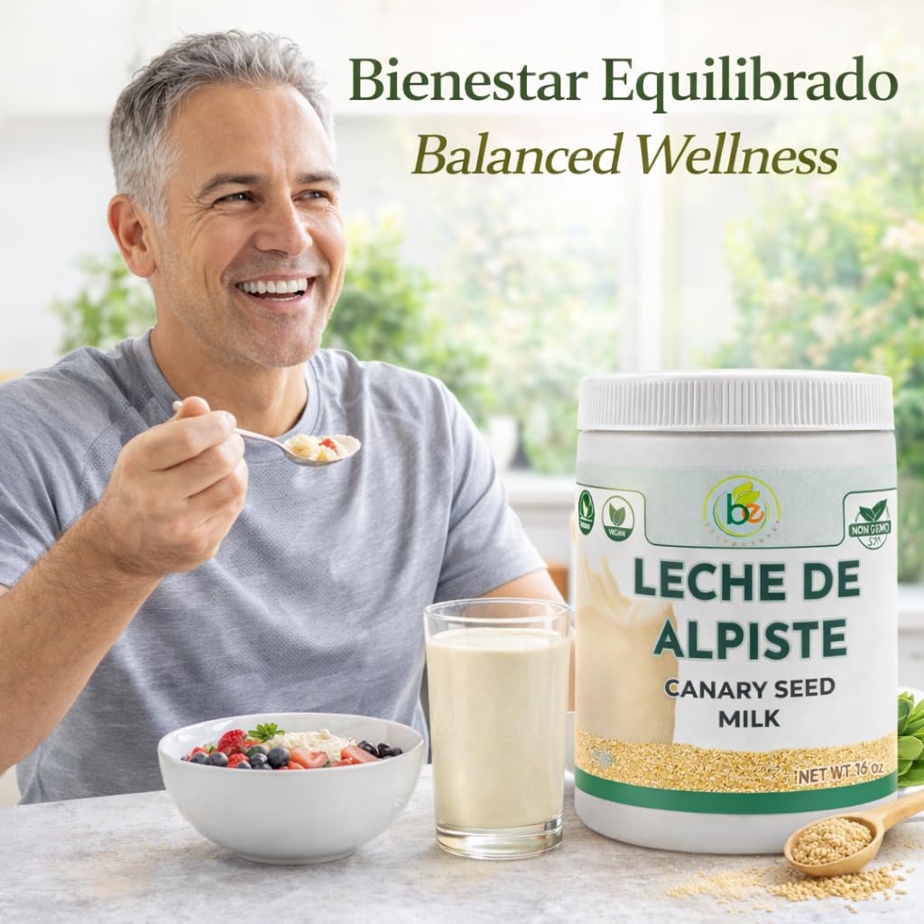 B-Experts Leche de Alpiste POLVO - 100% Natural Canary Seed Milk, 16oz