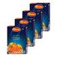 Shan Jelly Crystals Orange - Quick and Easy Jello - Suitable for Vegetarians - Pack of 4 (2.82 oz each)
