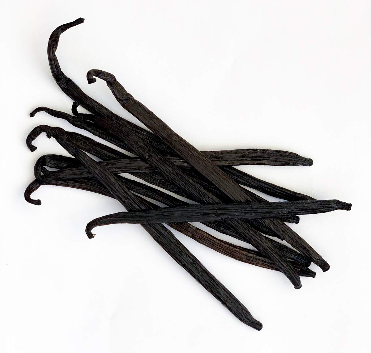 FITNCLEAN VANILLA Tahitian Vanilla Beans Grade A/B, 10 Count, 5-7 Natural Raw Fresh NON-GMO Pods