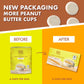 Choczero White Chocolate Peanut Butter Cups, No Added Sugar, Gluten Free, Low Carb Candy, 4 Ounce (Pack Of 4), 32 Cups Total