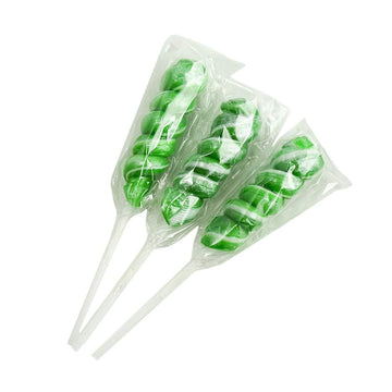 COLORSPLASH LOLLIPOPS Jar, 30 Pops, 12.69 oz, Green Apple, Pearl Kiwi Green