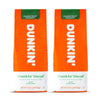 Dunkin Donuts Coffee Decaf 16 Oz Bag, Pack Of 2