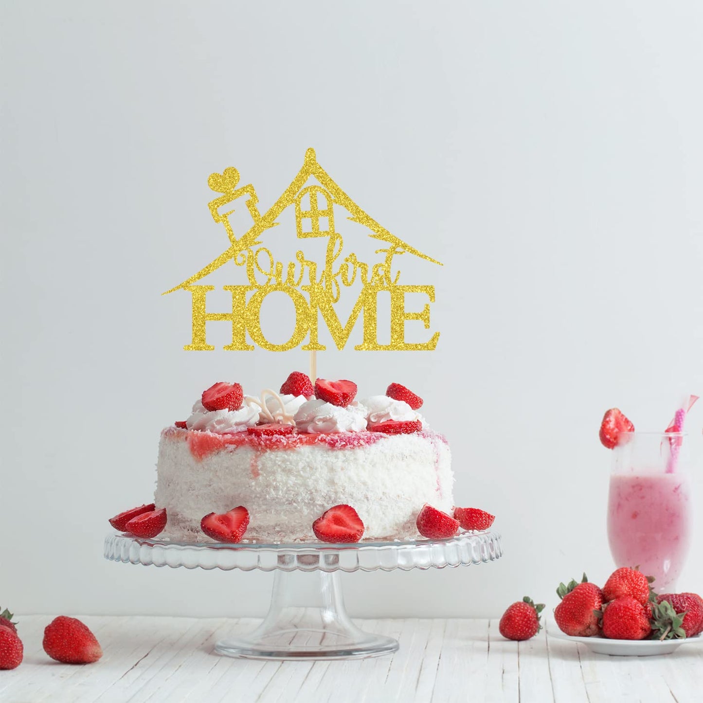 Our First Home Cake Topper, Home Sweet Home, Welcome To Our Home Cake Decor, For New Couple House Warming Party Decorations Gift