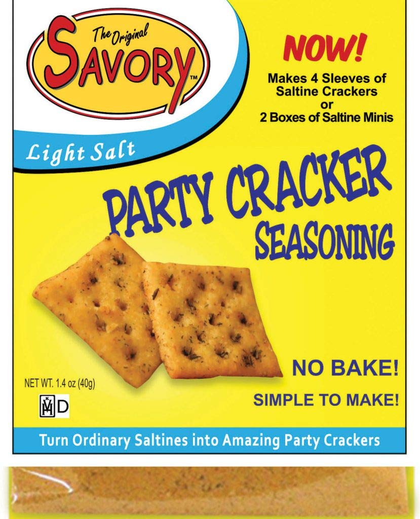 Savory Fine Foods Low Salt Savory Saltine Seasoning, 1.4 Ounce, Pack of 1