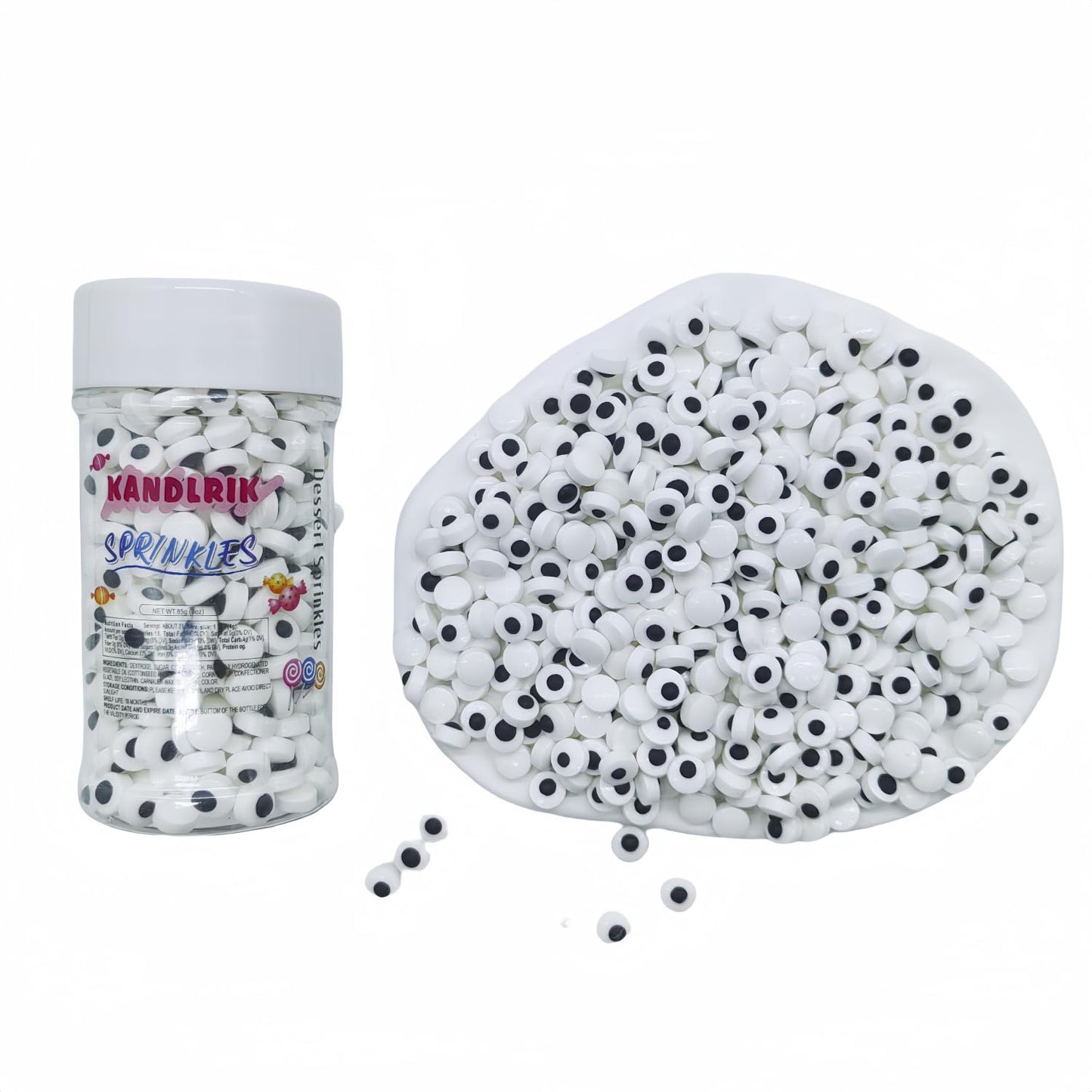 7Mm Mini Candy Eyes For Decorating Edible Candy Eyes Eyeballs Halloween Sprinkles For Cake Decorations, Baking, Ice Cream, Cooki