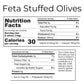 Divina Green Olives with Feta Cheese, 7.8 Ounce (Pack of 6)