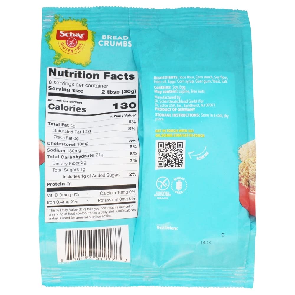 SCHAR BREADCRUMB GF, 8.8 OZ, PK- 12