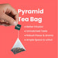 Teaniru Apple Cinnamon Black Tea - 100 Pyramid Tea Bags, Low Caffeine, 100% Natural Ingredients, Brew Hot or Cold