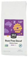 365 By Whole Foods Market, Organic Decaf Buzz Free Full City Roast Ground Coffee, 10 Ounce