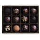 Godiva Chocolatier Assorted Dark Chocolate Truffle Gift Box For Birthday, Thank You, Anniversary, Congratulations Gift Basket Gourmet Candy With Creamy Ganache In Dark Chocolate, 12Pc
