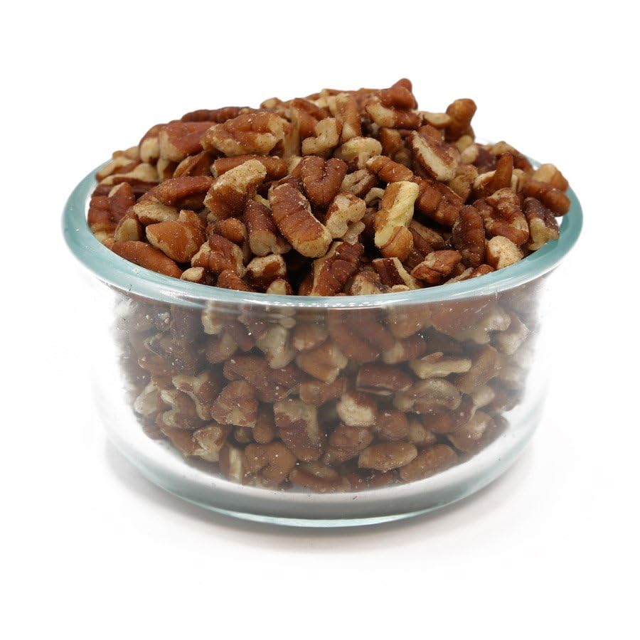 C.J. Dannemiller Pecan Pieces, Bulk 30 Lb Box, Raw, Medium Size Chopped Pecans For Snacking, Mixed Nuts, Trail Mix