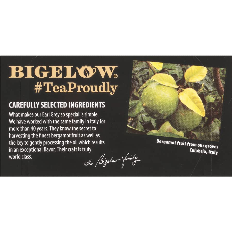 Bigelowtea Earl Grey Tea (Decaffeinated), 20 Count(Pack Of 1)