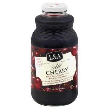 L&A All Cherry Juice, 32-Ounce (Pack of 6)