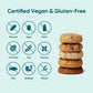 Gluten Free Partake Soft Vegan Cookies – 4 Box Variety Pack | Vegan | Dairy Free, Nut Free, Egg Free, Wheat Free, Soy Free, Safe School Snack