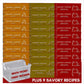 Savory Choice Reduced Sodium Broth Concentrate Variety Pack - 10 Each of Beef, Chicken, Vegetable Packets (30 Total), 9 Soup & S