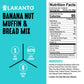 Lakanto Sugar Free Banana Nut Muffin & Bread Mix, Gluten Free, Keto Friendly, 7.06 oz (Pack of 1)