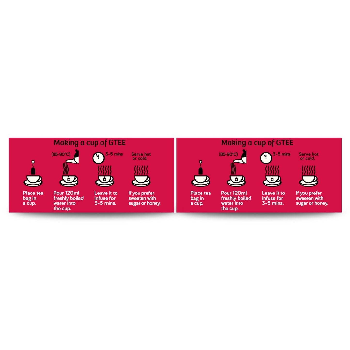 Gtee Hibiscus Tea Bags, 25 Tea Bags (Pack Of 2)