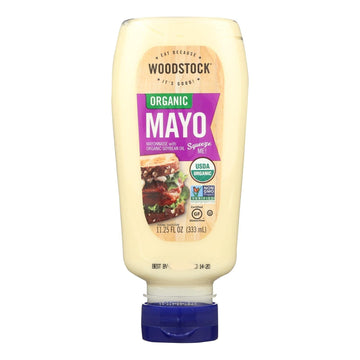 Woodstock Farms B01746 Woodstock Mayonaise- Squeezable - 12X11.5 Oz