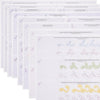 Cabilock Cupcake Piping Drawings 12 Sheets Cake Decorating Practice Templates Lightweight Portable Icing Decorations for Cookie 