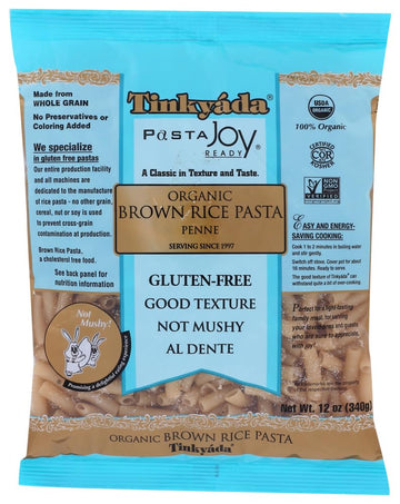 Tinkyada Pasta - Brown Rice Pasta Penne Organic - 12 oz (pack of 2)