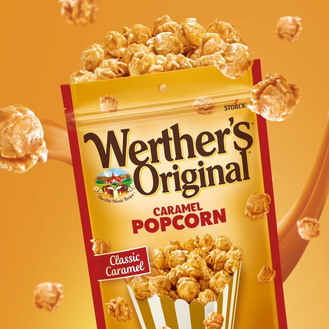 Werthers Original Caramel Popcorn Classic 140G (Pack Of 2)