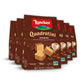 Loacker Quadratini Espresso Wafer Cookies LARGE - Premium Crispy Bite Size Wafers - 30% Less Sugar - NON-GMO - LARGE Pack of 6
